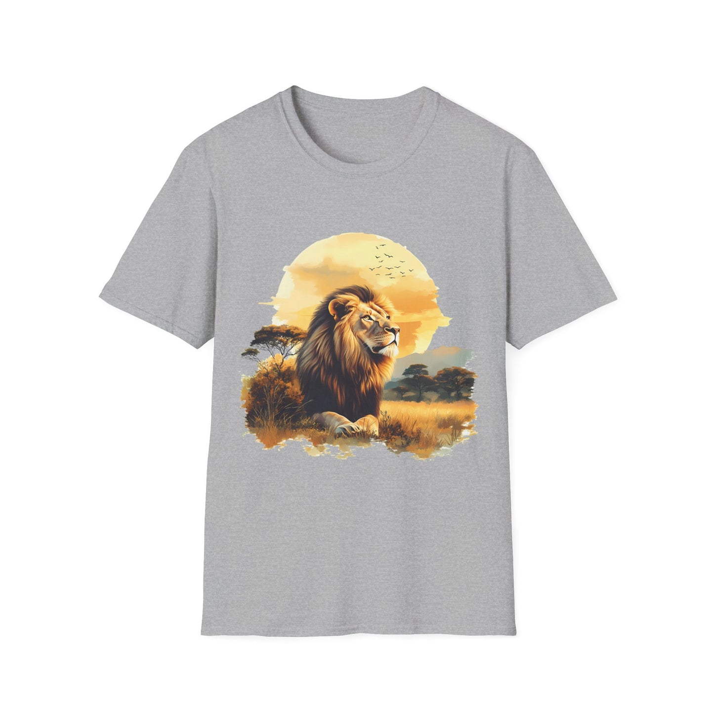 Watercolor Lion T-Shirt - Regular Fit